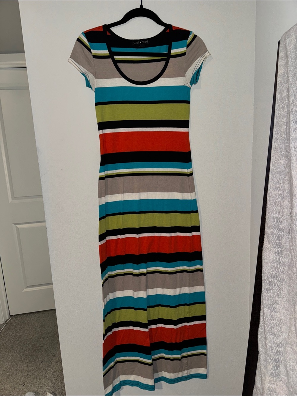 Striped Maxi Dress - Multicolor